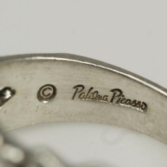 Tiffany & Co Paloma Picasso Loving Heart Band Ring Size 5 - Picture 4 of 5